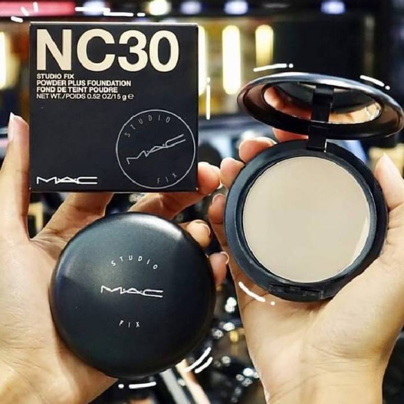 พร้อมส่ง!แป้งMAC ราคาพิเศษ(แพคเกจเก่า ผลิต67ทุกสี) ลดเหลือ 1490.- MAC Studio Fix Plus แป้งผสมรองพื้น หน้าแน่นปกปิด
