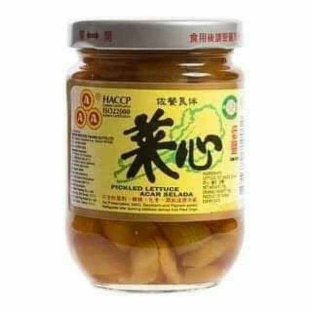 🚚🚚 พร้อมส่ง ก้านคะน้าดอง ยี่ห้อ AAA กรอบอร่อย🌸🌸🌸