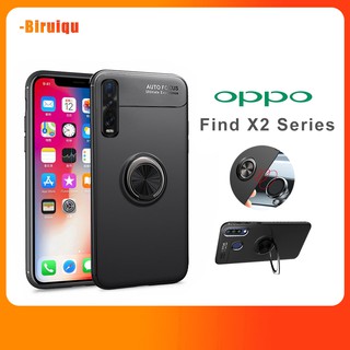 【 Car Phone Case 】OPPO Find X2 Pro FindX2Pro FindX2 เคสโทรศัพท์แม่เหล็กสำหรับ Car Holder Phone Case