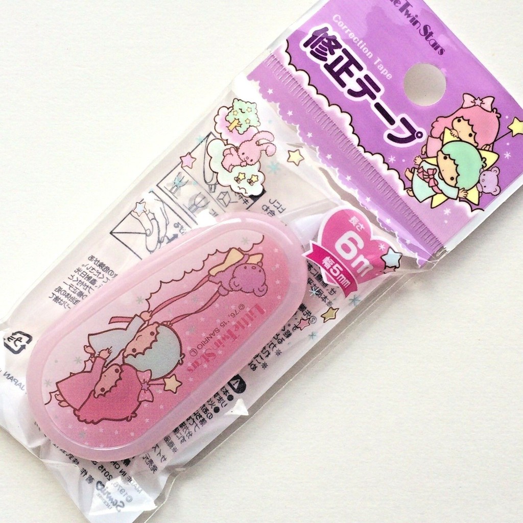 Sanrio Little Twin Stars Correction tape 5mm × 6m Writing Stationery Town 