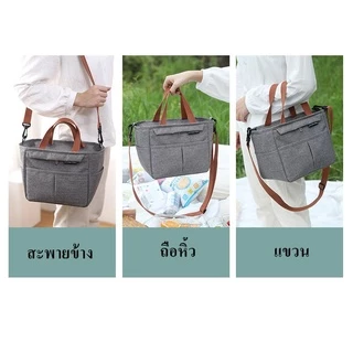 กระเป๋าเก็บอุณหภูมิ กระเป๋าเก็บความเย็น ความร้อน weyoung รุ่นfashion style เก็บขวดนม อาหาร เครื่องดื่ม กันน้ำ(8055)