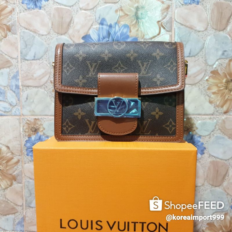 Louis Vuitton Mini Dauphine Monogram Brown Bag