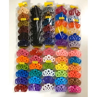 กิ๊บหนีบผม ลายตาข่าย No.23 (6 ชิ้น / แพค) Hair Claw Hair Clip
