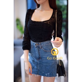 BunnyFashionเสื้อมือ1พร้อมส่ง​❤️