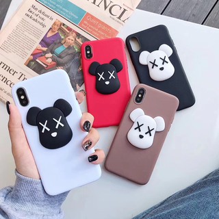 เคสโทรศัพท์มือถือ Tpu ลายการ์ตูนหมีสําหรับ Samsung A 10 A 20 A 30 A 50 A 70 A 80 A 7 A 9 2018 3 D