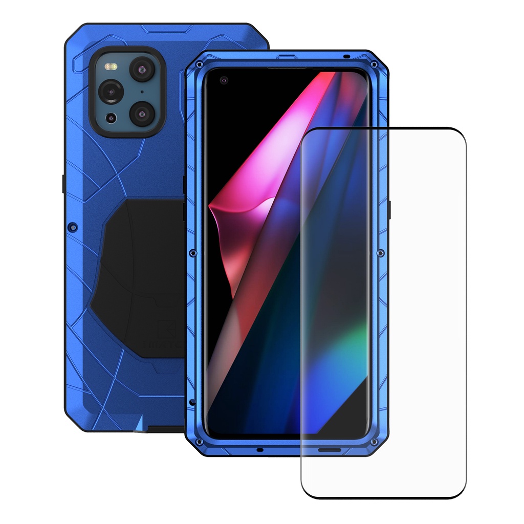 MUMOYAN Custodia per Oppo Find X3 Pro/Find X3, [supporto di