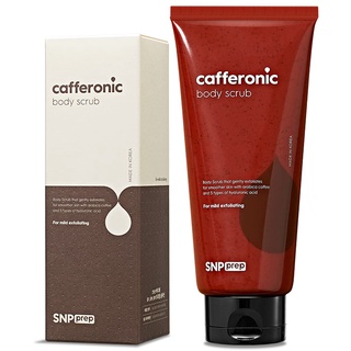 สครับ SNP Prep Cafferonic Body Scrub 180ml  ของแท้พร้อมส่ง