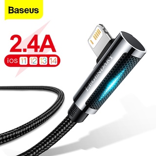 Baseus 2.4A สายชาร์จ Usb สําหรับ Iphone เกมส์สายเคเบิ้ล