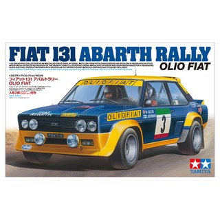 พลาสติก โมเดล ประกอบ TAMIYA สเกล 1/20 Fiat 131 Abarth Rally Olio Fiat (TA-20069)