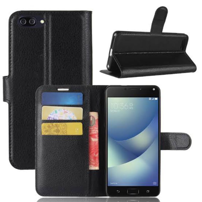 SHC888 ASUS ZENFONE 4 MAX 5.2 5.5 PRO ZC520K ZC554KL FLIP COVER WALLET ปุ่มหนังกรณี STANDING BOOK CO