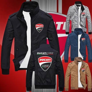 Ducati Corse Moto Gp เสื้อแจ็คเก็ต สินค้าพร้อมส่ง เสื้อjacket เสื้อกันหนาวผู้ชาย เนื้อผ้าโพลี