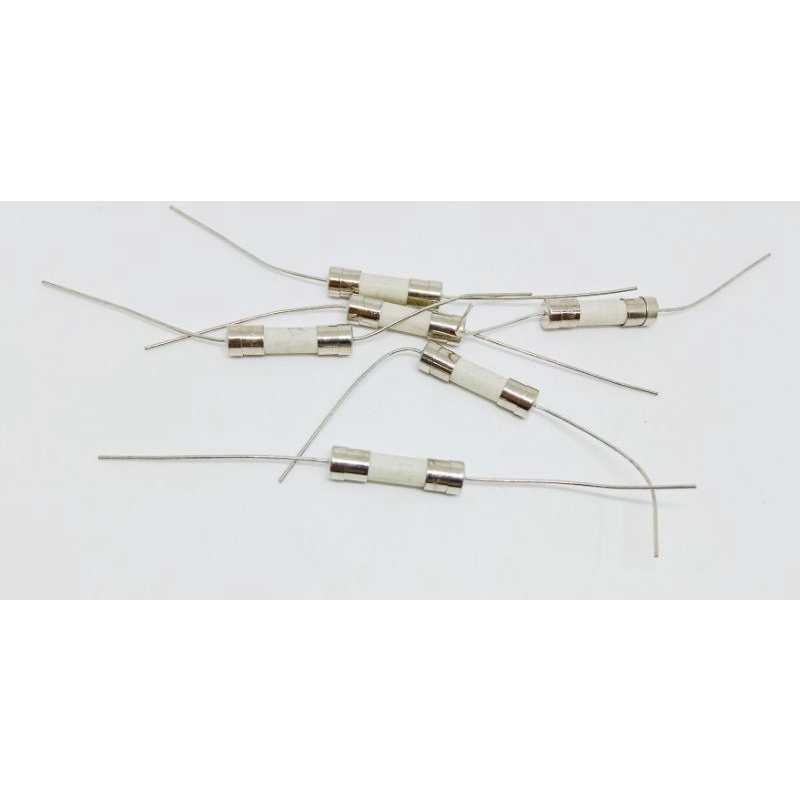 ฟิวส์   2.5 A250V. แบบมีหาง size 5X20มิน แพ็ค 10 ชิ้น