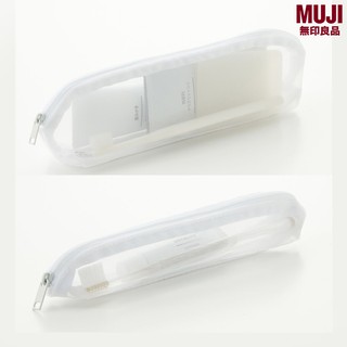 Muji ซองตาข่ายใส่แปรงสีฟัน ยาสีฟัน สีขาว จากมูจิ 100%