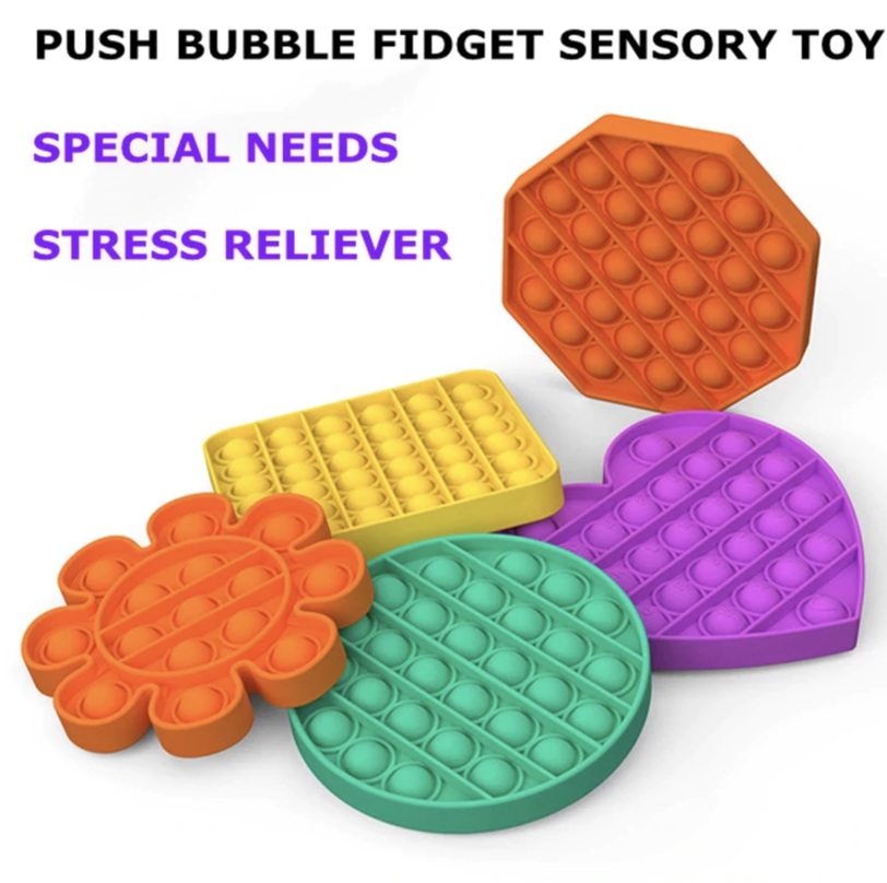1x push pop bubble fidget sensory toy