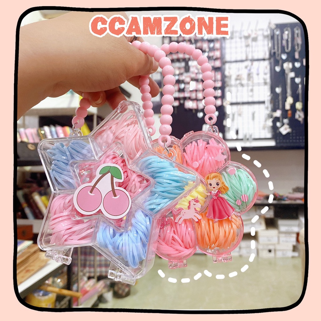 กระเป๋าถือยางรัดผมแบบยืดหยุ่นน่ารัก bb235 ccamzone