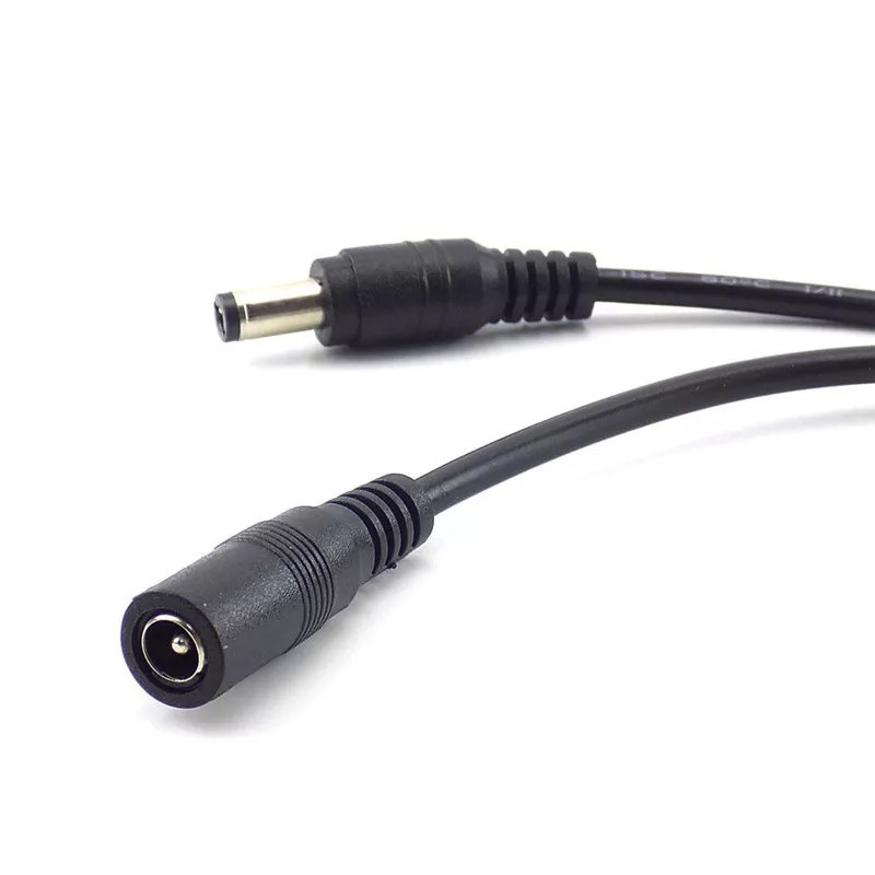 DC 1M 3M 5M 10M 2.1มม.X 5.5มม.ปลั๊ก12V สายไฟบ้านกล้องวงจรปิด LED Strip