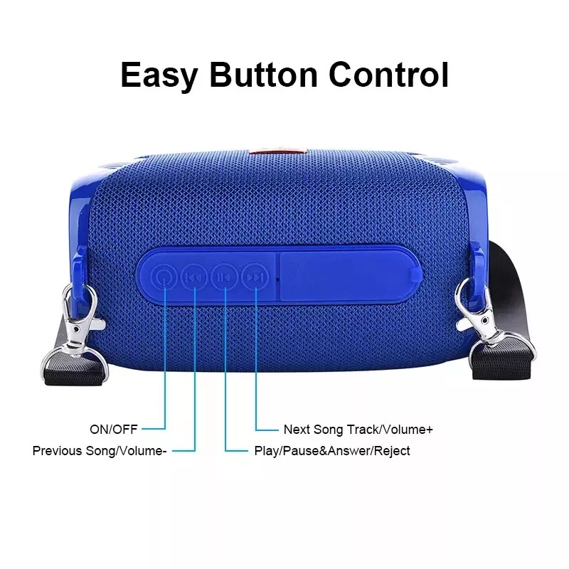 ลำโพงบลูทูธ TG-532  พร้อมสายสะพาย เสียงดี ขนาดพกพา น้ำหนักเบา  แบต500MAH - รูปที่ 2