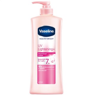 VASELINE Healthy Bright  UV Lightening+ (400 ml) วาสลีน เฮลธี้ ไบรท์ ยูวี ไลท์เทนนิ่ง+