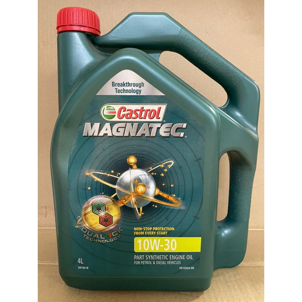 CASTROL SEMI 10W-30 4LITERS น้ํามันเครื่อง MINYAK HITAM 4L 10W30 10 30 10-20 10W 30