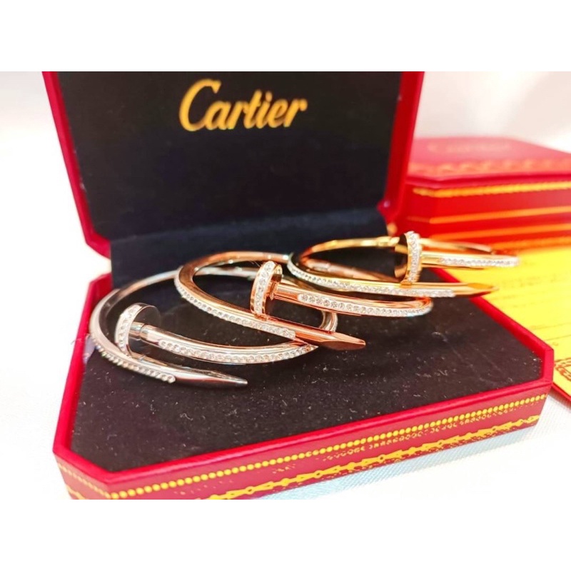 #พร้อมส่ง  กำไลข้อมือ Cartier คาเทียร์ พร้อมอุปกรณ์  #กำไลข้อมือ