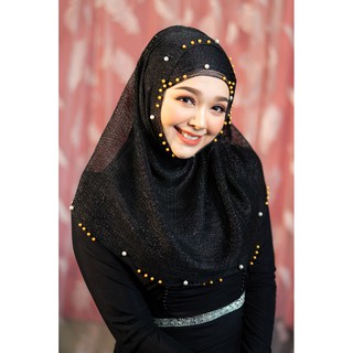 Hijab ผ้าพันยาวแบบตาข่ายวิ้งค์ๆ  เนื้อสวยเล่นไฟสุดๆ