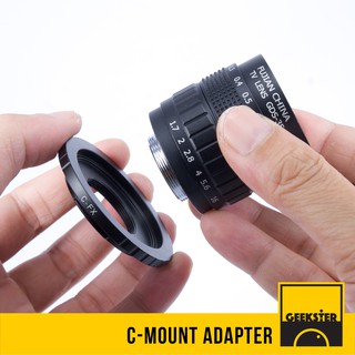 ราคาเมาท์แปลงเลนส์มือหมุน Fujian / Wesley  / C Mount Adapter ( C-FX / C-NEX / C-m43 / C-EOS M / C-N1 Lens Adapter )