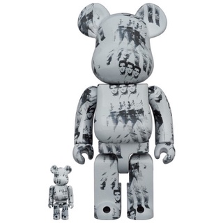 BEARBRICK Andy Warhols ELVIS PRESLEY 100% &amp; 400%