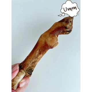 ขัดฟันสุนัข ขาแพะอบ ของแทะเล่นน้องหมา ขนมหมา ของกินเล่น umm ( 1ขา )