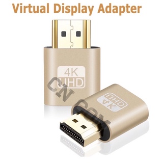 HDMI HDMI เสมือนอะแดปเตอร์ Led คำแนะนำ4K HDMI Dummy โกง Virtual ปลั๊ก3060สำหรับ Bitcoin กองทุนอีทีเอฟ Mining