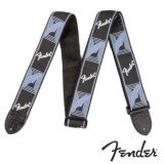 Fender® Monogrammed Straps สายสะพายกีตาร์ สำหรับโปร่ง/ไฟฟ้า/เบส กว้าง 2 นิ้ว ปลายสายหนังแท้มีโลโก้ Fender ** Made in USA **