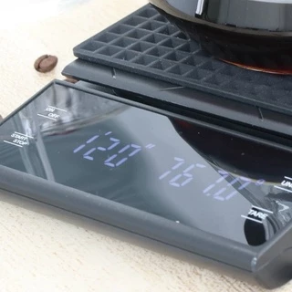 【KC】เครื่องชั่งครัวอิเล็กทรอนิกส์ความแม่นยำสูง 0.1g-3 กก. เครื่องชั่งกาแฟดิจิตอลพร้อมจอแสดงผล LED จับเวลา