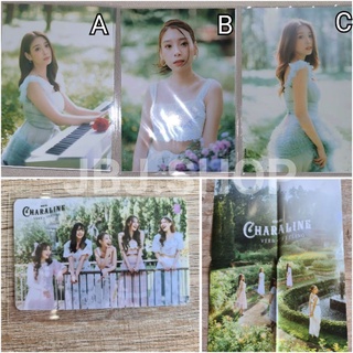 Photoset Music Card+ โปสเตอร์พับ A3 ชราไลน์ Charaline Verb Of Feeling อร ตาหวาน แก้ว น้ำหนึ่ง เนย BNK48