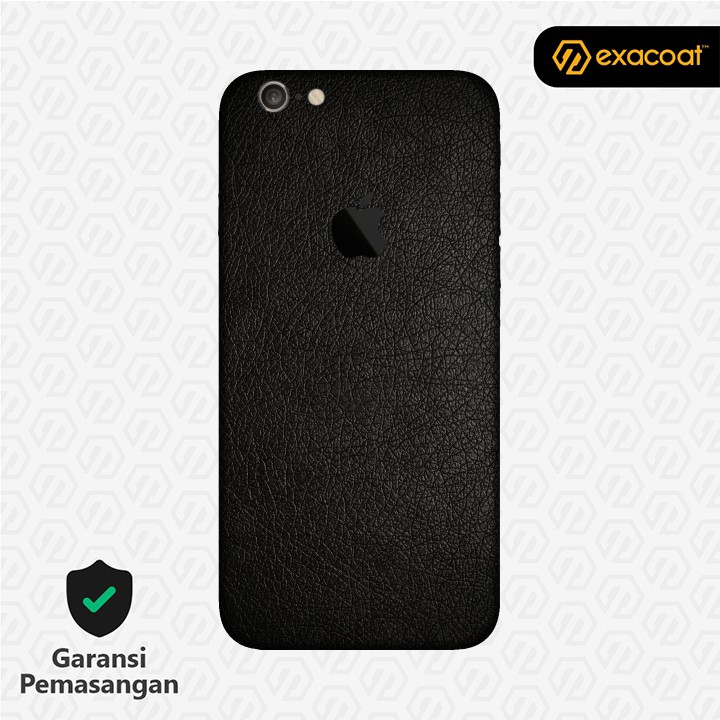 [EXACOAT] iPhone 6s Skins Leather สีดํา