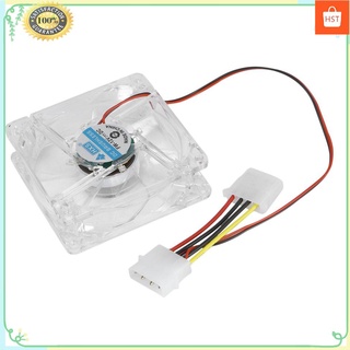 ⭐HTS⭐Computer PC Fan 80mm With LED 8025 Silent Cooling Fan 12V LED Luminous Chass