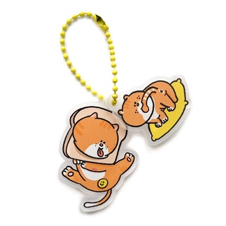 ssktmmee - keyring set ชุด 2 ชิ้น (the orange cat)