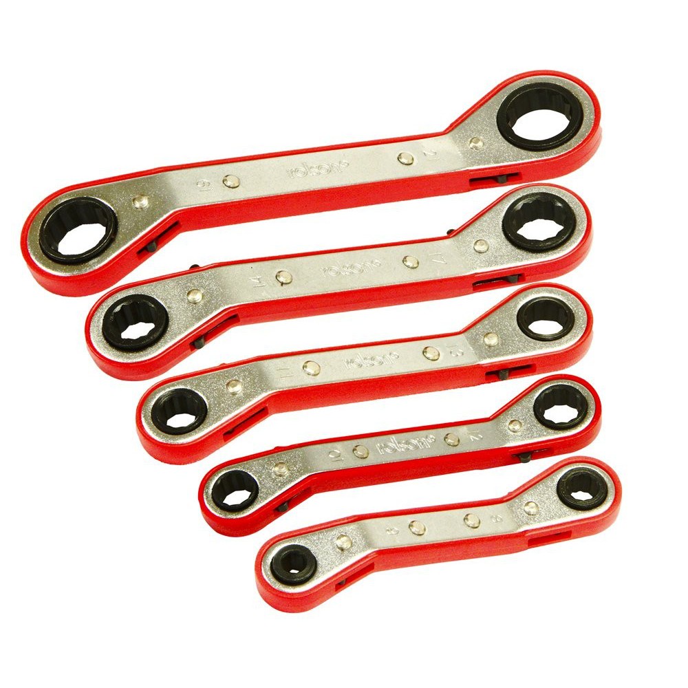 ประแจนอกวงล้อ AISRONG/ REVERSIBLE RATCHET OFFSET WRENCH