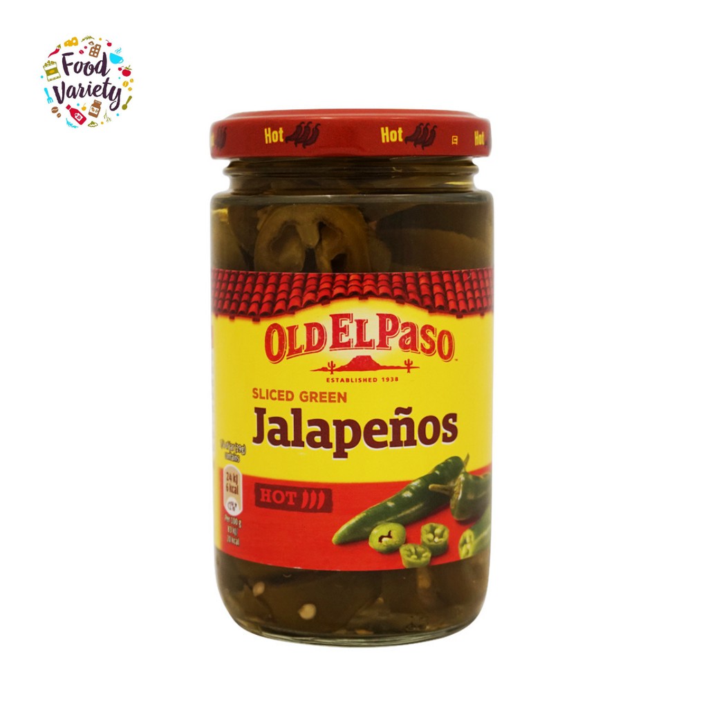 Old El Paso Sliced Green Jalapenos 215g