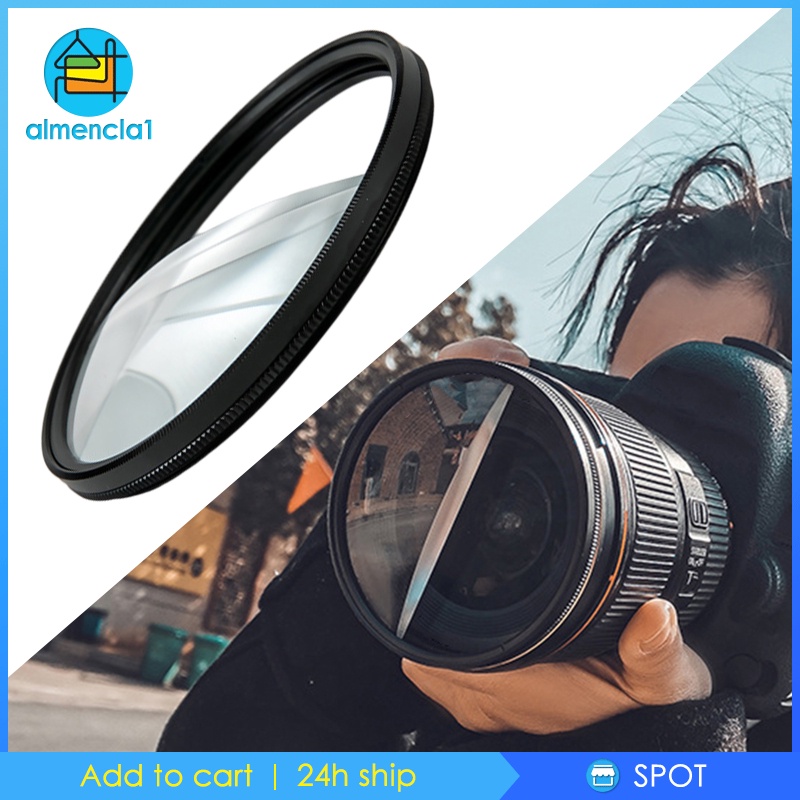 Makro Filter 2 Dioptrien Split Field Filter 77mm + 2 Dioptrien | Dünner Drehring | Für Kreative Nah- & Fernaufnahmen 82 Mm Uv Filter