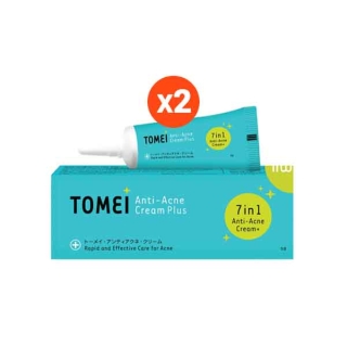 [ลด20% โค้ด AKCWUBA]Tomei Anti-Acne Cream Plus 5g. ครีมแต้มสิว สูตรใหม่ ที่ช่วยรักษาสิวอุดตัน และรอยสิวให้ดูจางลง x2