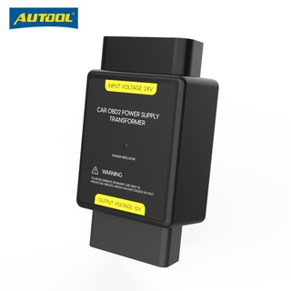 Autool-obd อะแดปเตอร์พาวเวอร์ซัพพลาย, 24V to 12V อะแดปเตอร์ 24V อินพุต to 12V Output แรงดันไฟฟ้า, OBD อะแดปเตอร์เชื่อมต่อ