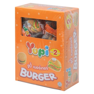 ยูปิ เบอร์เกอร์ วุ้นเจลาตินสำเร็จรูปกลิ่นผลไม้ต่างๆ 192 ก.Yupi Burger Fruit Flavor Instant Gelatin Jelly 192 g.