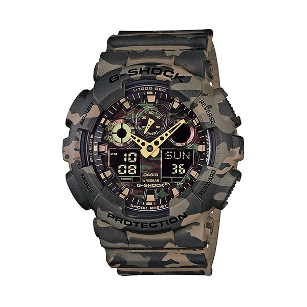 GA-100CM-5 ga-100cm-5 ลายพราง พร้อมส่ง นาฬิกา GShock G-Shockของแท้ Camouflage Series GA-100CM-5