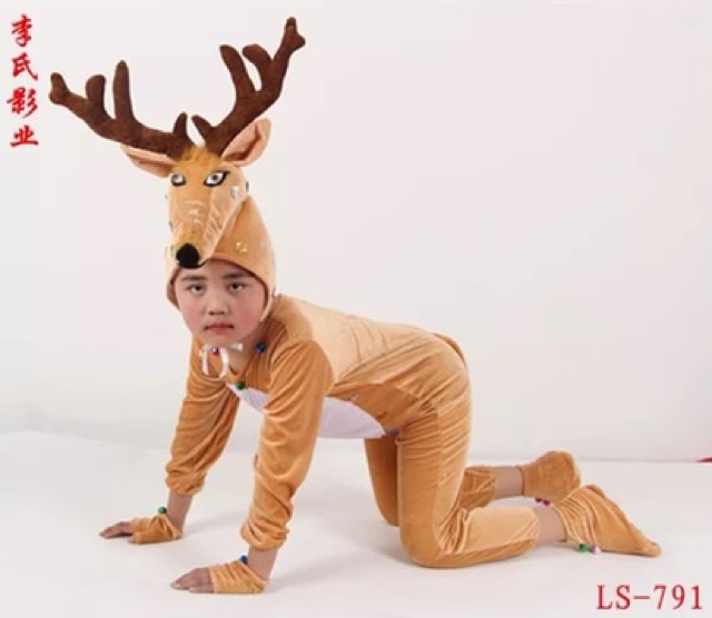 (พร้อมส่งจากไทย) ชุดอูฐ ชุดกวาง ชุดลา ชุดยีราฟ กวาง ชุดแฟนซี การแสดง เด็ก งานโรงเรียน ชุดสัตว์ ชุดแฟนซีสัตว์ - รูปที่ 2