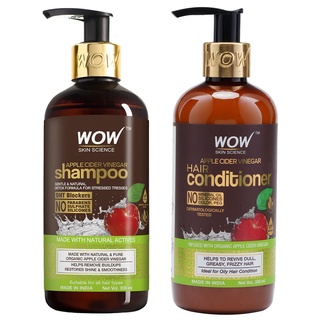 ว้าว สกิน ไซแอนท์ แอปเปิ้ล ไซเดอร์ วินิการ์ แชมพู + คอนดิชันเนอร์ คิท WOW Skin Science Apple Cider Vinegar Hair Kit