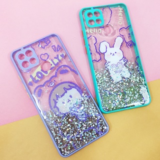 Realmeพร้อมส่งจากไทย!! เคส TPU ขอบสีกันกล้อง กากเพชรกริตเตอร์ เคสสวย เคสมือถือ ลายการ์ตูน รายละเอียดสินค้า