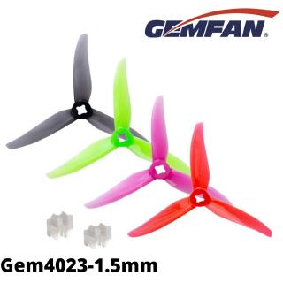 Gemfan Hurricane 4023 ใบพัด 1.5 มม. 3 ใบมีด 4 นิ้ว ทนทาน 2CW 2CCW Gem4023-1.5 มม. 2 คู่