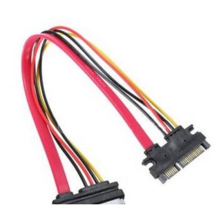 22 Pin Male to Female 7+15 pin SATA Data Power Combo Extension Cable 30CM