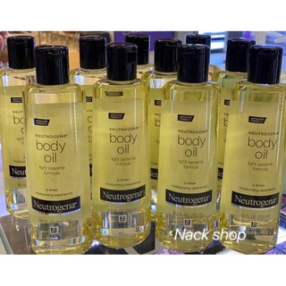 🔺Neutrogena body oil light sesame formula บอดี้ออย✨✨