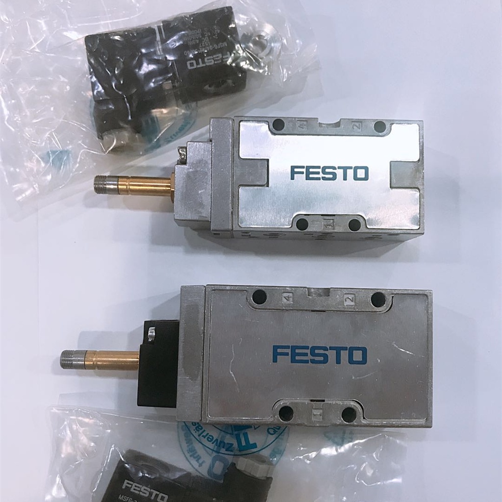 Festo วาล์วแม่เหล็กโซลินอยด์ Mfh-5-1/8-B Mfh-5-1/4-B 15901 19758 พร้อมขดลวด Ac110V Ac220V Dc12V Dc24V