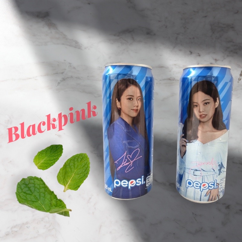 Pepsi Blackpink Jennie & jisoo 345 ml.